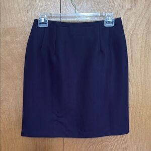 Elegant Navy Blue Women's Skirt
